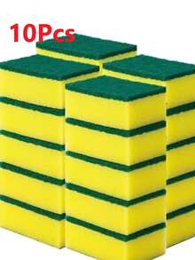 Dish Sponge, Cleaning Cloth, Dishcloth, Kitchen Cleaning, Dish & Pot Scrubbing, Amazing Wiping, High Cleaning Power For Home Use - Army Green - View 18
