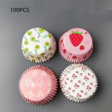 Cangkir Kertas Kue, Perlengkapan Dekorasi Pesta, Cangkir Kertas Sekali Pakai Tahan Minyak untuk Memanggang Muffin, Kertas Alas Kue - View 17