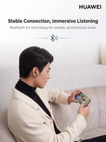 Huawei FreeBuds SE 3 Wireless Bluetooth Earphones - Ultra-Long Battery Life & Fast Charging | IPX4 Waterproof And Sweatproof | Lightweight And Comfortable | Stable Connection | Touch Control - Black - View 7