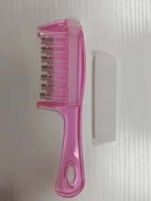Transparent Hair Comb With Built-In Liquid Reservoir, Can Hold Hair Oil For Even Distribution, Ergonomic Handle For Comfortable Grip, Convenient And Practical Tool For Daily Home Hair Care - Multicolor - View 10