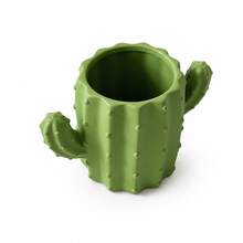 Cactus Pen Holder, Cute 3D Cactus Shaped Desktop Storage Box, Creative Large Capacity Pencil Cup, Decorative Desktop Container, Suitable For Pens, Pencils And Makeup Brushes, Office And School Supplies Gift - One Size Fits All - View 9