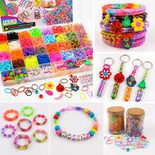 40-Piece Colorful Elastic Ribbon Set, DIY Bracelet Making Materials, Stretchable Rubber Bands For Handmade Jewelry, Friendship Bracelets, Creative Craft Projects And Christmas Gifts - 40 Slots - View 1