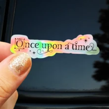 Once Upon A Time... Classic Fairy Tale Opening, Waterproof Vinyl Sticker - Durable Smooth Surface, Self-Adhesive Bumper Sticker, Suitable For Cars, Windows, Laptops, Trucks, Water Bottles - Multi-Purpose Durable Design, Car Sticker - Vinyl - View 13