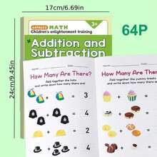 Preschool Math Practice Book: Number Tracing, Addition And Subtraction Workbook, Number Recognition And Writing Introduction Book, Interactive Preschool Math Workbook, Enhancing Number Sense, Focus, And Early Calculation Skills - Multicolor - View 8