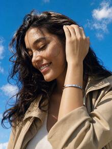 COACH Counter Style Bracelet Bangle Minimalist Fashion Solid Color - 440616RHO030 Silver - View 2