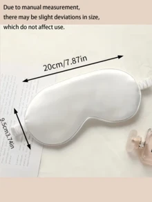 Soft Silk Sleep Eye Mask, Light-Blocking Eye Mask With Elastic Adjustable Headband, Comfortable Pressure-Free Sleep Mask, Portable Light-Blocking Eye Mask, Suitable For Nighttime Sleep, Home Daily Sleep Aid - Multicolor - View 9
