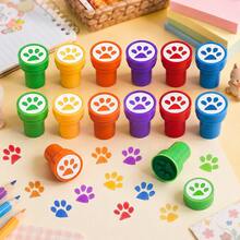 Dog Paw Stamps 6/12pcs Self-Inking Mini Stamps For Kids, Colorful Mixed Stamp Set, Party Favors, Suitable For Classroom, Party, Educational Learning Activities - Multicolor - View 11