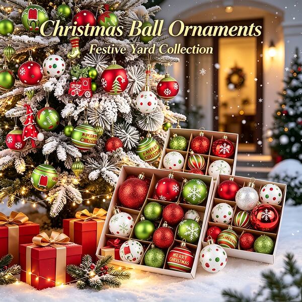 The Grinch 12/6/1pc Christmas Ball Decoration Set, Christmas Tree Hanging Balls, Holiday Atmosphere Decor, Holiday Decoration And Photo Props, Christmas Halloween Birthday Gifts, Suitable For Home And Adults