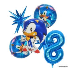 Sonic مجموعة واحدة من ألعاب القنفذ الأزرق السريع الخارقة مع نجمة انفجارية بأسلوب لطيف، أرقام من 1 إلى 9، تشمل مجموعة زرقاء، قماش خلفية نقابة القنفذ الأزرق السريع، مناسبة لحفلات عيد الطفل وألعاب الأطفال وديكورات أعياد الميلاد والتجمعات العائلية - مشاهدة 15