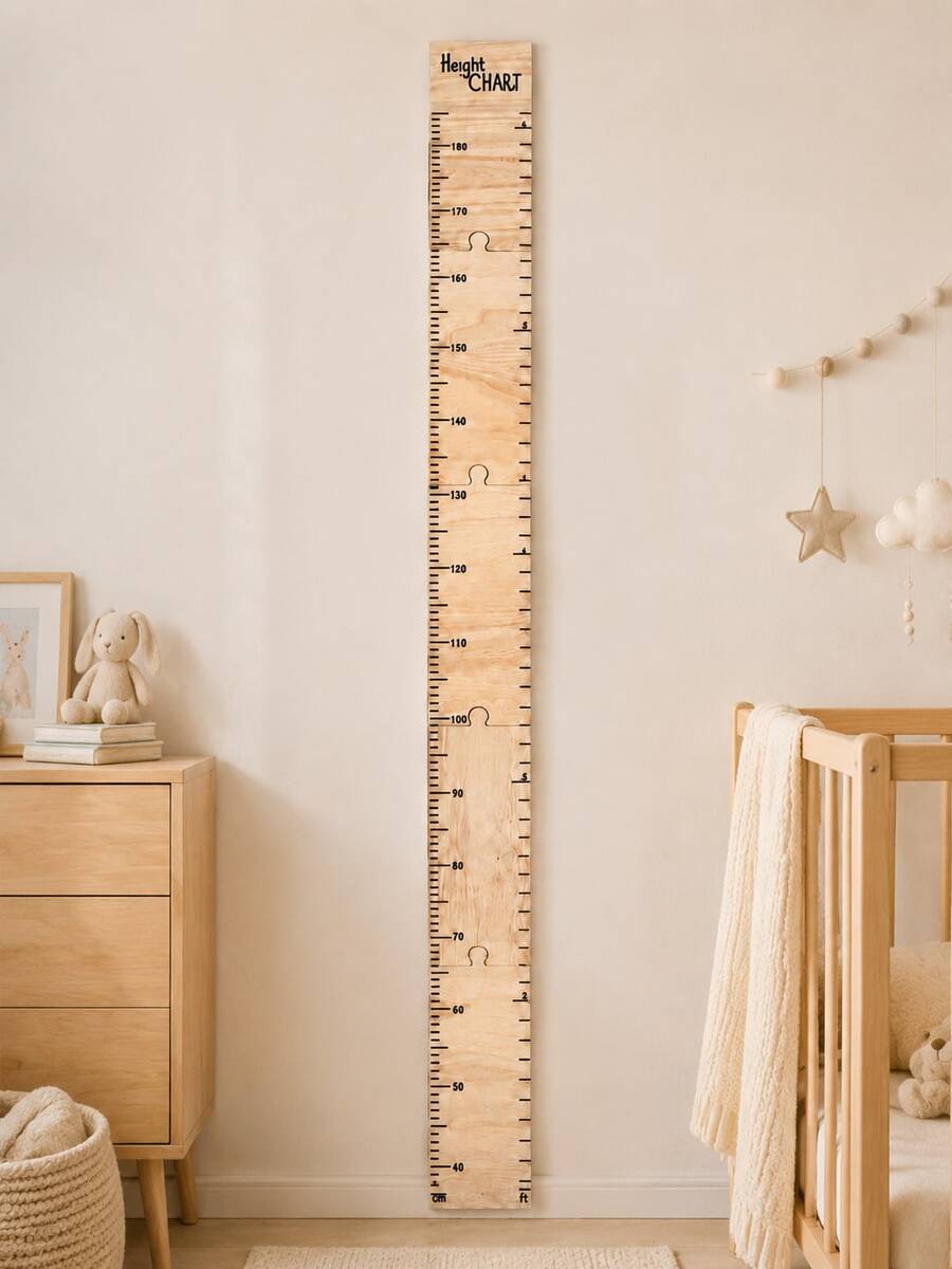 Children Height Measurement Board, Suitable For Wooden Growth Record Wall, Perfect For Nursery, Great Tool For Tracking Growth And Development - Height Measurement - View 1