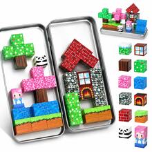 40pcs Travel Magnetic Building Blocks, DIY Stacking Toy, Magnetic Construction Toy, STEM Learning Blocks Set, Girl Theme, With Storage Box, Parent-Child Interaction, Learning To Build, Blocks Boost Imagination Development, Easy To Assemble, Make Play More Fun And Interactive, Enhance Hands-On Ability And Creativity, Suitable As Back To School Gift, Birthday Gift, Christmas Gift, New Year Gift, Valentine's Day Gift Or Valentine's Day Decoration, Suitable For Boys And Girls Aged 3 And Above - Multicolor - View 1