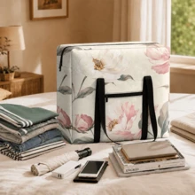 1pc Travel Storage Bag, Multifunctional Foldable Travel Bag, Shoulder Bag, Hand Luggage Bag, Trolley Bag, Large Capacity Portable Travel Organizer - View 1