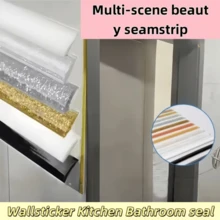 1 Roll 6m/236.22in Kitchen Countertop, Sink Gap, Toilet Base Edge Sealing Strip, Easy Install Home Decor Edge Trim, Gap Sealing - A - View 3