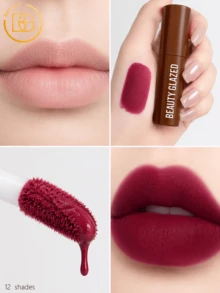 beauty glazed Long-Lasting Matte Liquid Lipstick - High Pigment, Waterproof, 8-Hour Wear, Non-Fading, Non-Transfer, Smooth Lip Gloss, Women's Makeup Gift - #105 - View 1