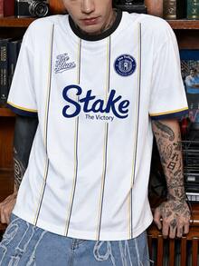Personalized Custom Everton Football Jersey For Men & Lightweight Soft For Youth & Match, Training, Casual Wear & Gift - White - View 6