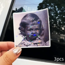 Angry Pouting Girl, Used To Express Dissatisfaction, Anger, Or Complaining About Something That Makes You Unhappy, Waterproof Vinyl Sticker - Durable Smooth Surface, Self-Adhesive Bumper Sticker, Suitable For Cars, Windows, Laptops, Trucks, Water Bottles - Multi-Purpose Durable Design, Car Sticker - Vinyl - View 12