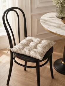 Made In Turkey Cushion 40*40 For Office & Garden & Kitchen Soft With Tie - Light Grey - View 6