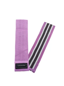 This 3-Color Fabric Elastic Resistance Band Features A Loop Design, Suitable For Various Exercises Like Squats And Side Steps. It's Ideal For Fitness And Helps Complete Various Strength Training Movements For Hips And Legs. - Multicolor - View 16