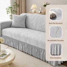 Sofa Slipcovers - Light Grey - View 7