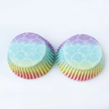 Cake Cups, Party Decorations, Oil-Proof Disposable Muffin Baking Cups, Baking Bottom Paper - View 9