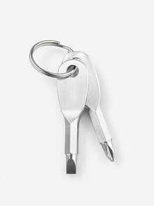 1/2PCS Portable Screwdriver And Flathead Screwdriver Keychain Set - Camping Accessories, Multi-Function Mini Pocket Repair Tool, Gadget, Car Accessory, Bag Charm, School Gothic Y2K Christmas Gift, Outdoor EDC Multi-Tool - Multiple Styles - View 16