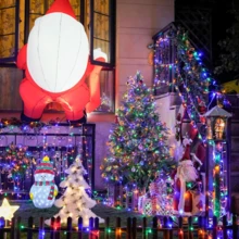 Set de 3 Piezas Cadena de Luces LED de 10M, 8 Modos de Iluminación, Impermeable, Decoración para Navidad, Fiesta, Jardín y Hogar, Varios Colores Disponibles - luz de color - Ver 6