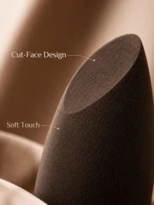 Multi-Faceted Makeup Sponge, Ultra-Soft Low-Absorption Beauty Sponge, Suitable For Foundation And Concealer, Dry And Wet Use, Precision Cut Edges, Creates Smooth And Seamless Makeup Effect, Essential Makeup Tool For Women And Girls, Travel And Daily Beauty Tool - Multicolor - View 8