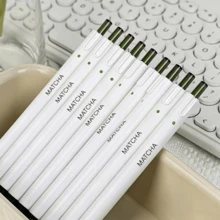 5/10pcs White Minimalist Retractable Neutral Pens, Black 0.5MM Smooth Quick-Dry Tip, For Practice, Note-Taking, Office Writing, Signing, Stationery - Multiple Items - View 6