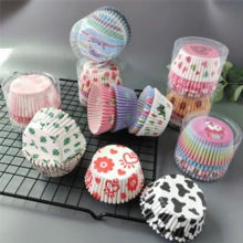 Cangkir Kertas Kue, Perlengkapan Dekorasi Pesta, Cangkir Kertas Sekali Pakai Tahan Minyak untuk Memanggang Muffin, Kertas Alas Kue - View 1