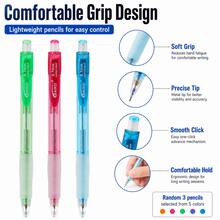 Bộ bút chì cơ lắc, bút chì màu ngẫu nhiên, tùy chọn 0.5mm/0.7mm, ngòi 60mm, bút chì tự động tay cầm mềm cho học sinh, trường học, văn phòng, ghi chép & vẽ - Nhiều kiểu dáng - Xem 4