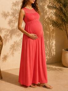 Maternity Dresses - PINK - View 6