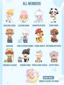 DIMOO Animal Kingdom Series Blind Box, DIMOMO Cute Mini Figure Ornament Blind Box, DIMOO Fan Figure Collection, Exquisite Home Decor Ornament, Beautiful Collectible Gift, Birthday, Christmas Gift - Multicolor - View 2