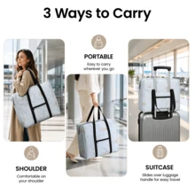 1pc Multi-Functional Foldable Travel Storage Bag, Shoulder Bag, Hand Luggage Bag, Large Capacity Portable Travel Organizer - View 3