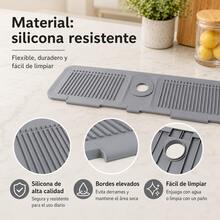 KIROTLA Drying Mat & Dish Drying Mat - M Gris (44.5*14.5cm ) - View 7