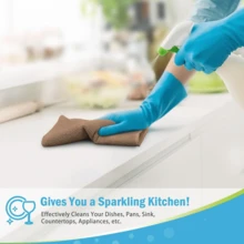 1/5/10pcs Set Super Absorbent Microfiber Cleaning Cloths, 12"X12", Durable Reusable Multi-Purpose Wiping Towels, Suitable For Kitchen Countertops, Dish Washing, Car Cleaning And Daily Home Surface Cleaning, Household Cleaning Supplies, Can Be Given As Christmas, Halloween Gifts To Mom. Car Accessories, Kitchen Accessories, Bathroom Accessories, Christmas, Home , Kitchen - Brown - View 9