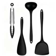 Silicone Spatula, High-Temperature Resistant Non-Stick Cookware Spatula Spoon, One-Piece Kitchen Cooking Spoon, Suitable For Frying, Stir-Frying, Egg Frying, Stirring, Serving, And Baking, Dishwasher , Ergonomic Non-Slip Handle, Meets Daily Cooking And Baking Needs, Cooking Tool, Back To School Supplies - Multicolor - View 15