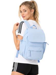 Adidas New W FLUFFY BP Versatile Backpack Dimensions: Approx. 26*20*12cm - Sky Blue - View 2