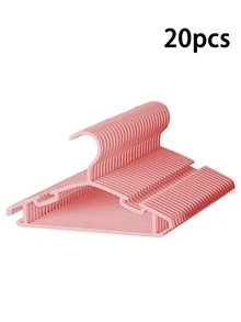 35pcs Plastic Baby Hangers With Anti-Slip Grooves, Suitable For Storing Toddler Clothes, Baby Room Hangers, Baby Gift - Multicolor - View 19