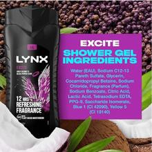 Lynx Shower Gel Excite 225ml - coconut and black pepper - View 2