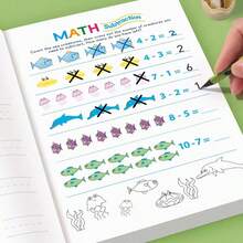 Preschool Math Practice Book: Number Tracing, Addition And Subtraction Workbook, Number Recognition And Writing Introduction Book, Interactive Preschool Math Workbook, Enhancing Number Sense, Focus, And Early Calculation Skills - Multicolor - View 6