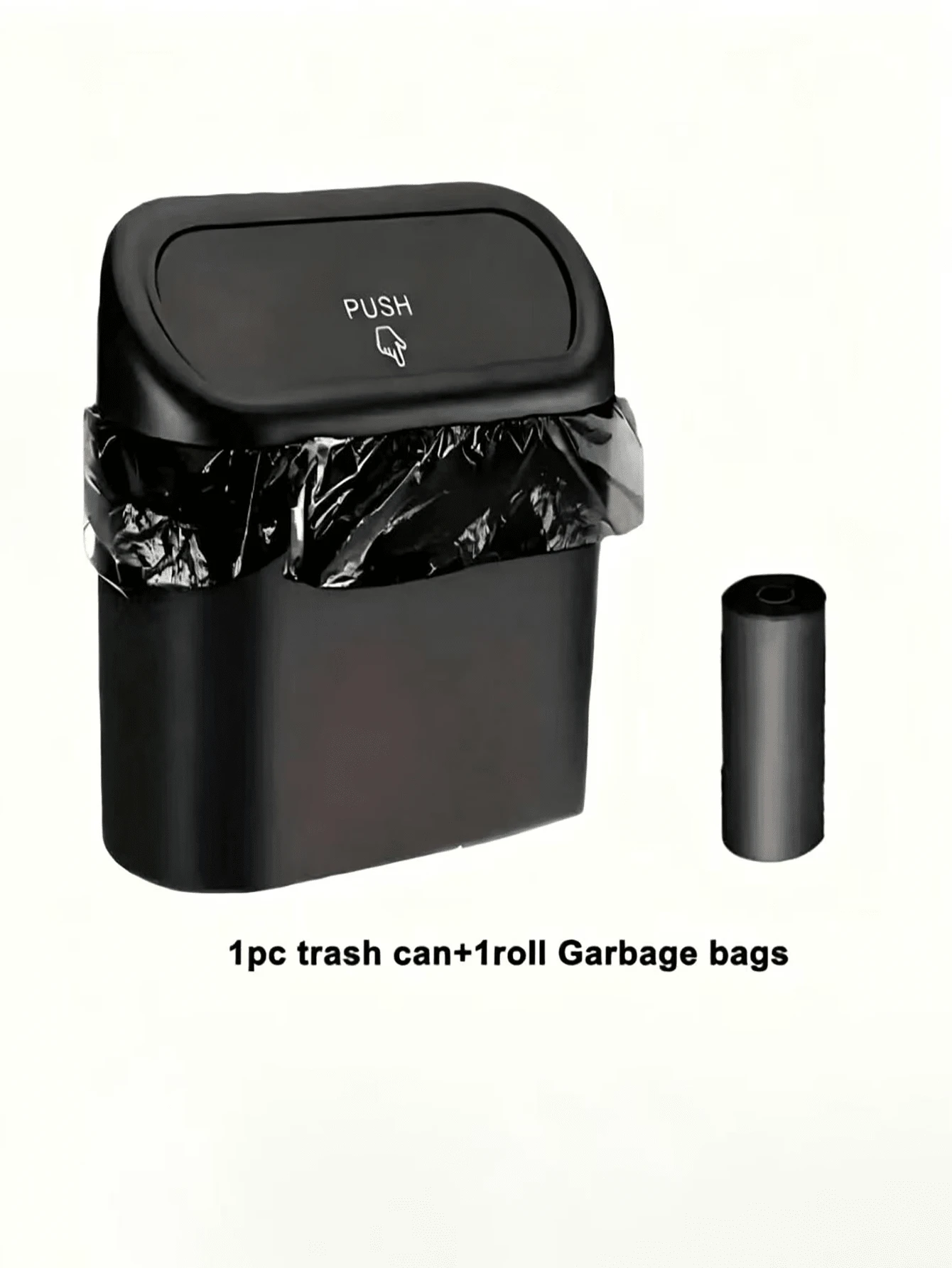 Universal Car Trash Can With Lid, Multi-Functional Leak-Proof Car Storage Box, Car Organizer, Hanging Storage Box, Mini Creative Car Trash Can, Portable Hanging Trash Can, Easy Installation, Convenient To Carry, Suitable For Front And Rear Seats, Car, Office, Bedroom, Home, Etc., Car Storage, Compatible With Multiple Car Models, Essential Gift For Drivers - A - View 1