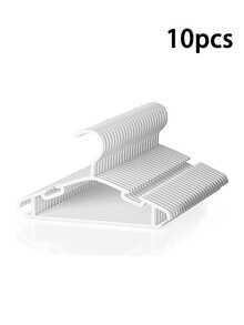 35pcs Plastic Baby Hangers With Anti-Slip Grooves, Suitable For Storing Toddler Clothes, Baby Room Hangers, Baby Gift - Multicolor - View 11