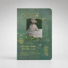 1pc (Size 14.5*21cm) Claude Retro Oil Painting Hardcover Notebook A5 Lined Journal Vintage Art Diary Notepad For Office School Holiday Gift - 6092 - View 10