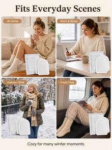 Self-Heating Foot Warmers, Thin Disposable Sock Heating Pads, Easy-To-Use Warm Lining, Suitable For Cold Weather Outdoor Commuting Camping Daily Use - Multi-color - View 2