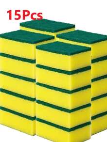 Dish Sponge, Cleaning Cloth, Dishcloth, Kitchen Cleaning, Dish & Pot Scrubbing, Amazing Wiping, High Cleaning Power For Home Use - Army Green - View 16