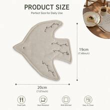 White Bird Shaped Coaster, Mori Style Minimalist Design, Bird Silhouette, Plate Coaster, Suitable For Home Dining Table, Japanese B&B, Afternoon Tea Platter, Light Meal Gathering, Cafe Tabletop Decoration - Multicolor - View 2