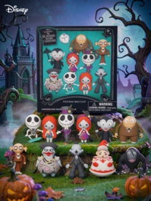 Monogram Disney 1個通用 NBC 授權神秘盲袋 3D 非毛絨填充 Jack Sally 鑰匙圈，萬聖節聖誕禮物 - MN-22700 - 查看 1