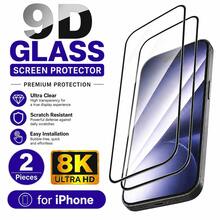 CASECOPS 2片裝 9D 鋼化玻璃螢幕保護貼，9H 硬度，高清晰度，相容於 18 Pro Max/18 Pro/17 Pro Max/17 Pro/17/16 Pro Max/16 Pro/16/15 Pro Max/15 Pro/15/14/13/12/11/X/Xr 系列，防指紋、防刮、全螢幕覆蓋 - 2Pcs - 查看 39