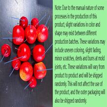 Realistic Artificial Red Apple With Stem, Faux Fruit Decor, Simulated Fruit Ornament For Christmas Home Tabletop Decoration, Fruit Basket Filler And Photography Prop - Red - View 11