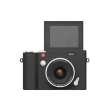 New Digital Camera Vintage CCD High Definition Flip Screen Entry Level DSLR Camera 4K High Pixel Dual Lens Fill Light Gift For Friends Classmates Holiday - View 13